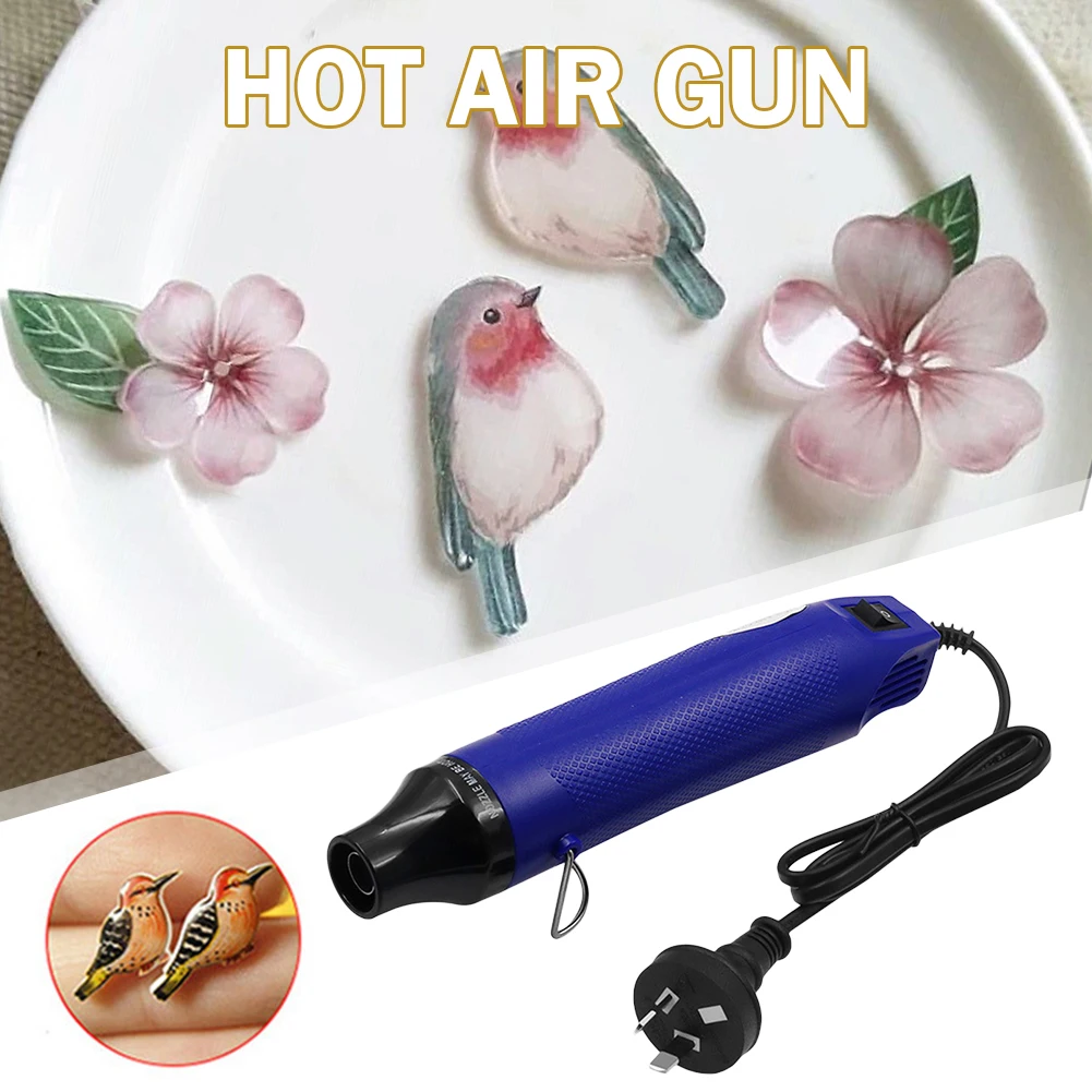 Electric Heat Gun 1m Long Cable 300W Mini Handheld Heat Gun AU/US Plug Power Hot Dryer for DIY Craft Embossing Shrink Wrapping