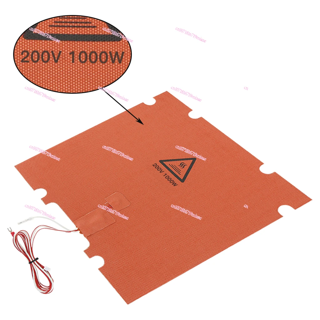 3D printer imported silicone rubber hot bed heating pad large size