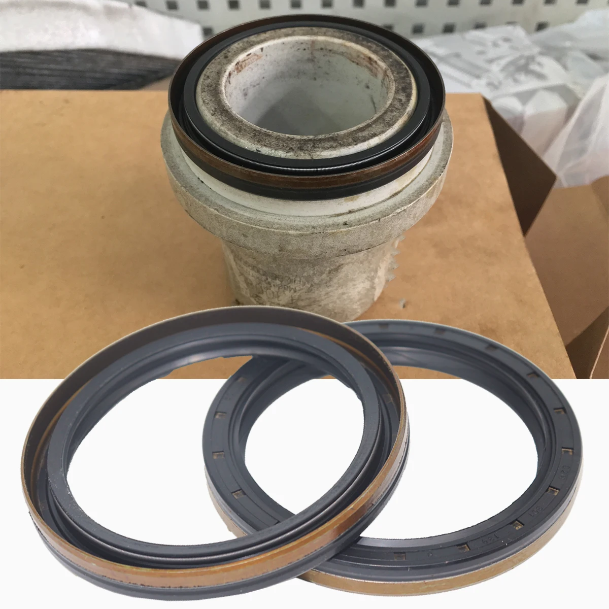 

Front Axle Gearbox Drive Shaft Gasket Oil Seal Driveshaft O-Ring for Audi A3 8L 8P 8V 1999-2020 Large Flange Sealing Manual Kit