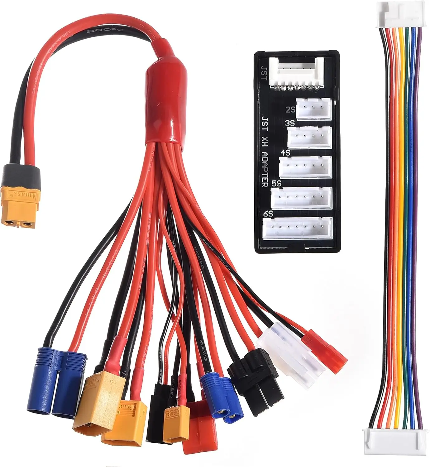 10 in 1 RC Lipo Battery Charger Adapter Connector Splitter Cable XT60