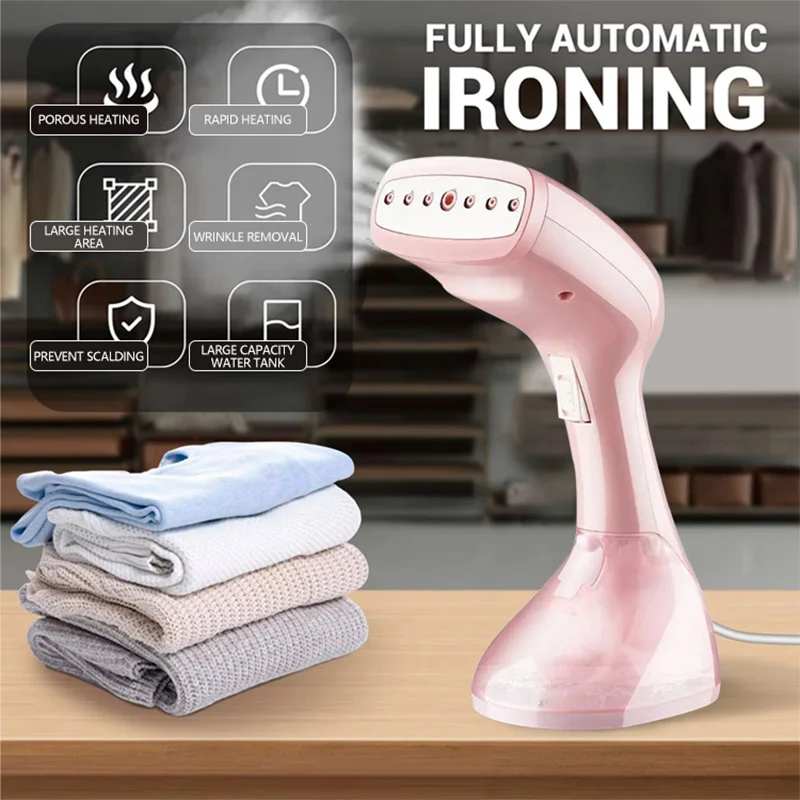 Handheld Garment Steamer Iron Home Electric Steam Cleaner Portable Home Appliance Mite Removal Flat Ironing Clothes Steamer