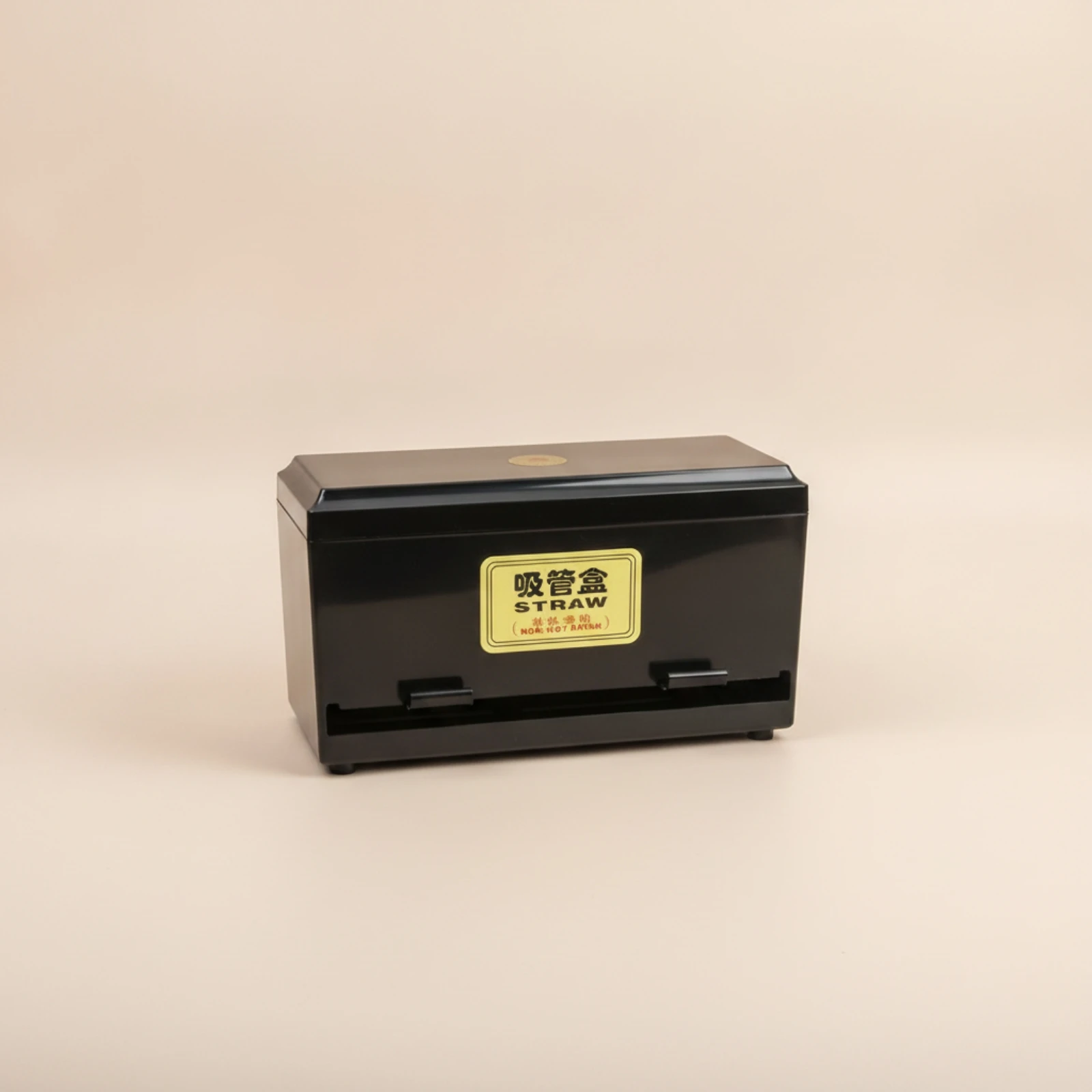 Straw Dispenser Rectangular Straw Holder Box Container Space-Saving Long-Lasting for Cafes, Drink Stations, Prep Areas