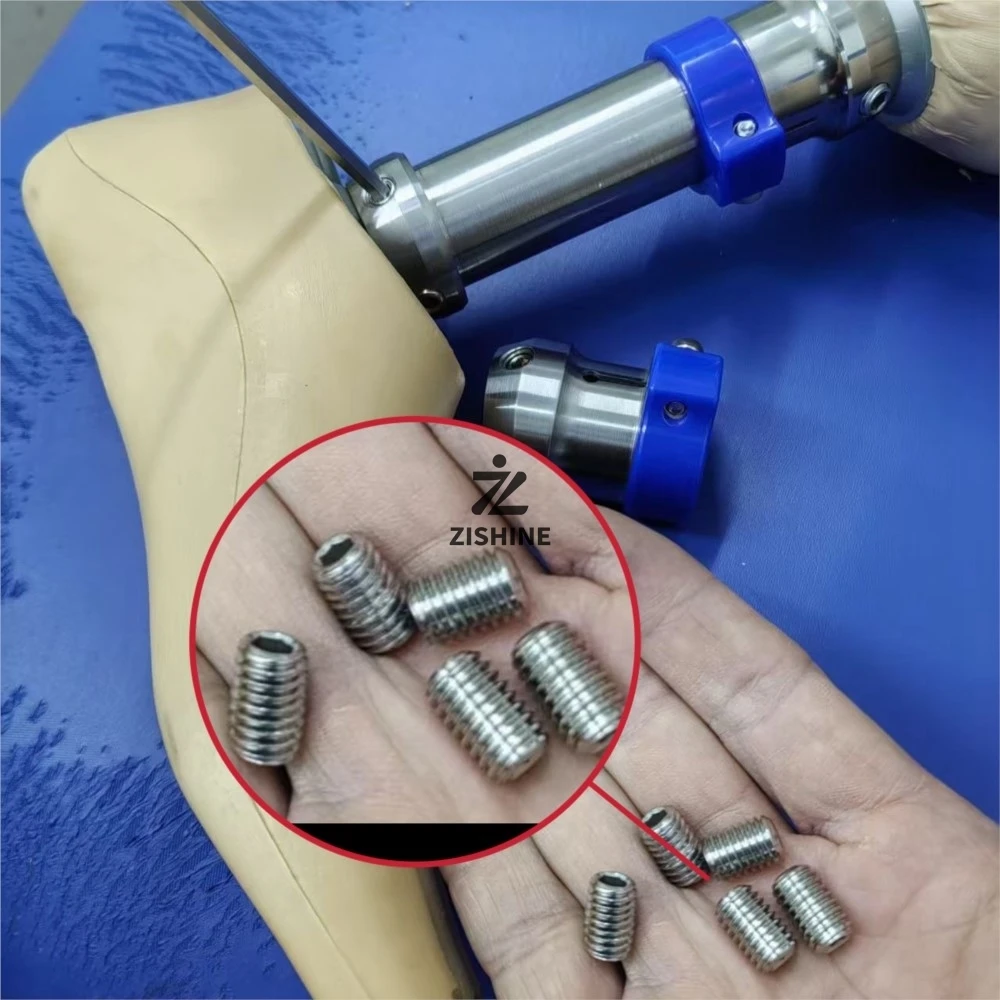 

10Pcs Universal M8 Prosthetic Set Screws for Leg Tube Adapter Prosthesis Core Components Locking Alignment Screws 12mm 14mm 16mm