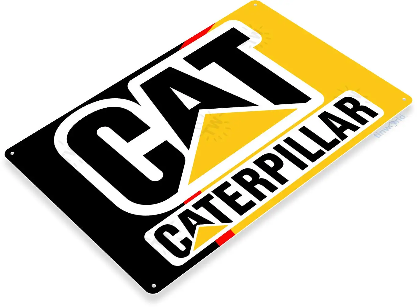 Tin Sign  Cat Caterpillar Heavy Equipment Machinery Tractor Garage Farm Auto Shop Store Sign Sign Retro Wall Art Poster