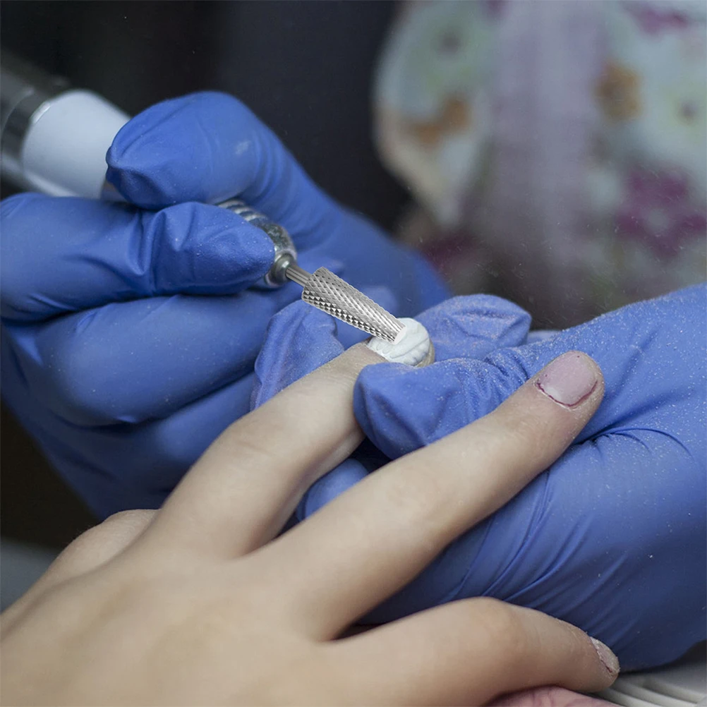 Zestaw 3 szt. frezów do paznokci, wiertła do manicure, frezy z węglika spiekanego do paznokci akrylowych, przenośne frezy do polerowania paznokci dla kobiet i dziewcząt.