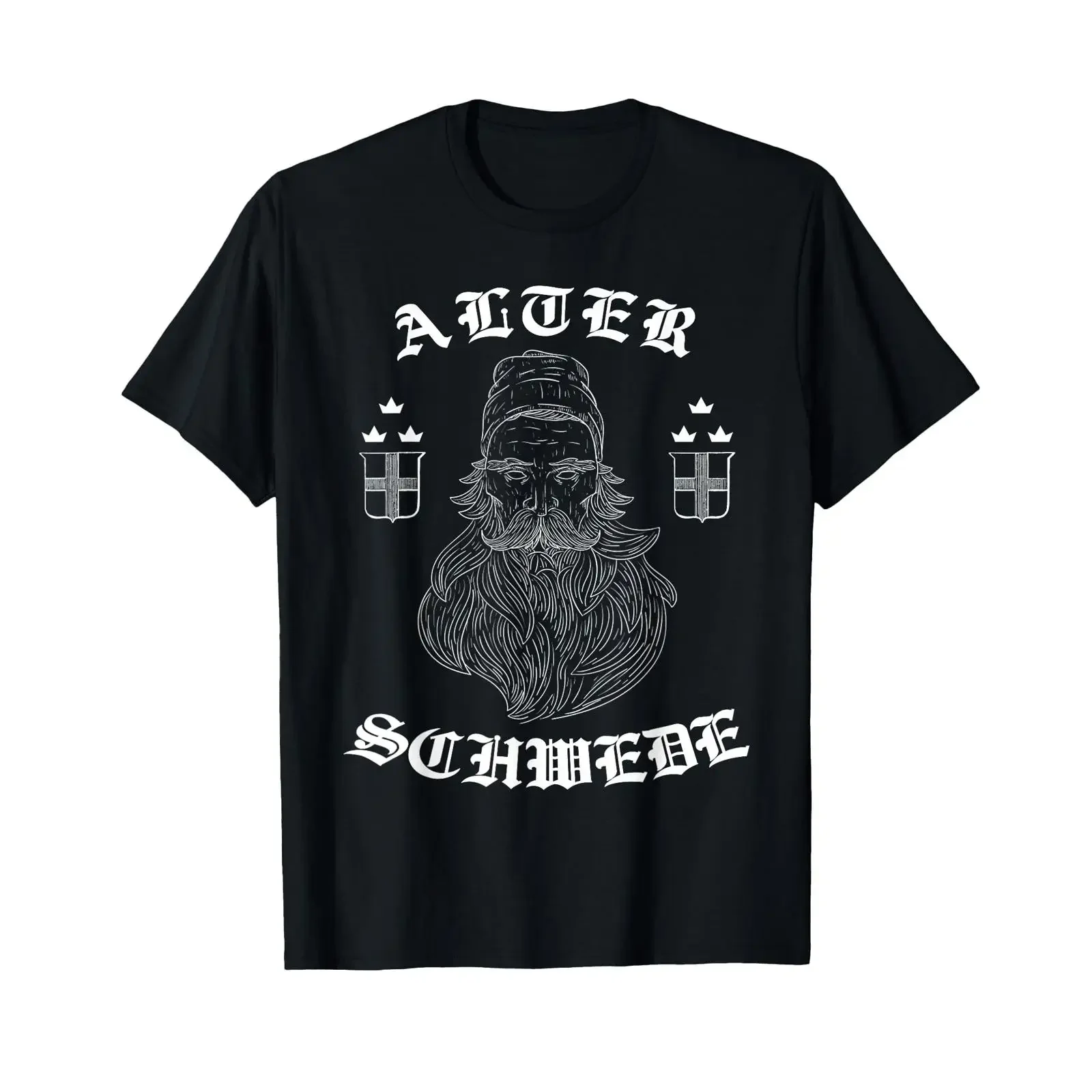 Old Swede Fun Funny Phrase T Shirt vintage Washed Versatile designer clothes streetwear Casual graphic Top For Everyday Wear