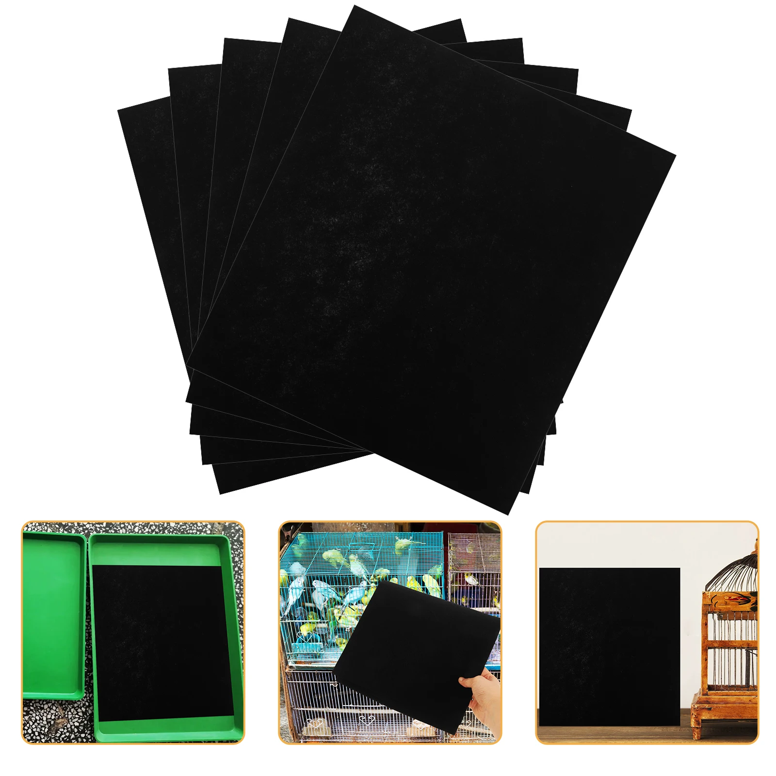 

30pcs Bird Cage Liner 18x20inch Large Disposable Parrot Cage Pad Absorbent Customizable Easy Cleaning Bird Bedding Paper Liners