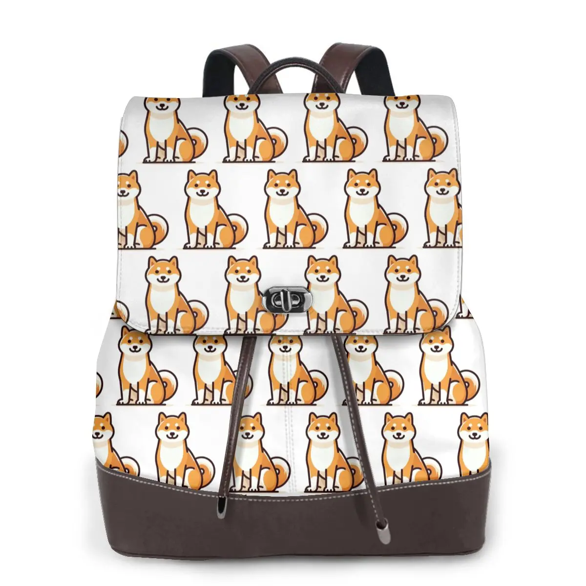 Shiba Inu_ Mochila con diseño de guía completa para estudiantes, mochila de viaje para senderismo, mochila de moda para mujer, mochila Derma