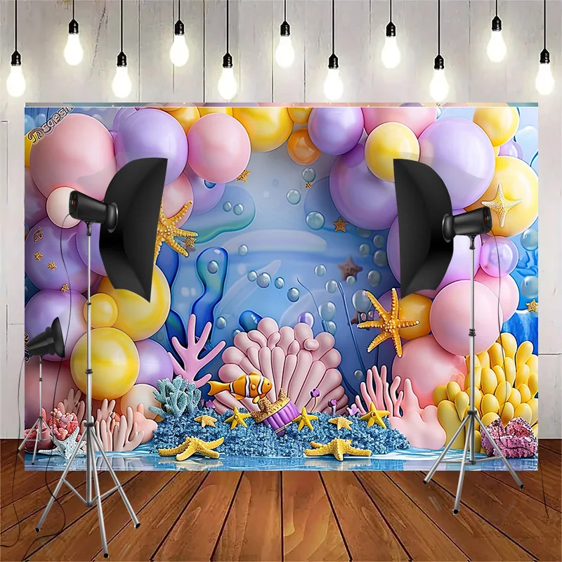 Rainbow Backdrops Adereços para Fotografia, Balões Coloridos Arco, Photo Background, Birthday Party, Unicórnio, Bebê Recém-nascido, DF-06