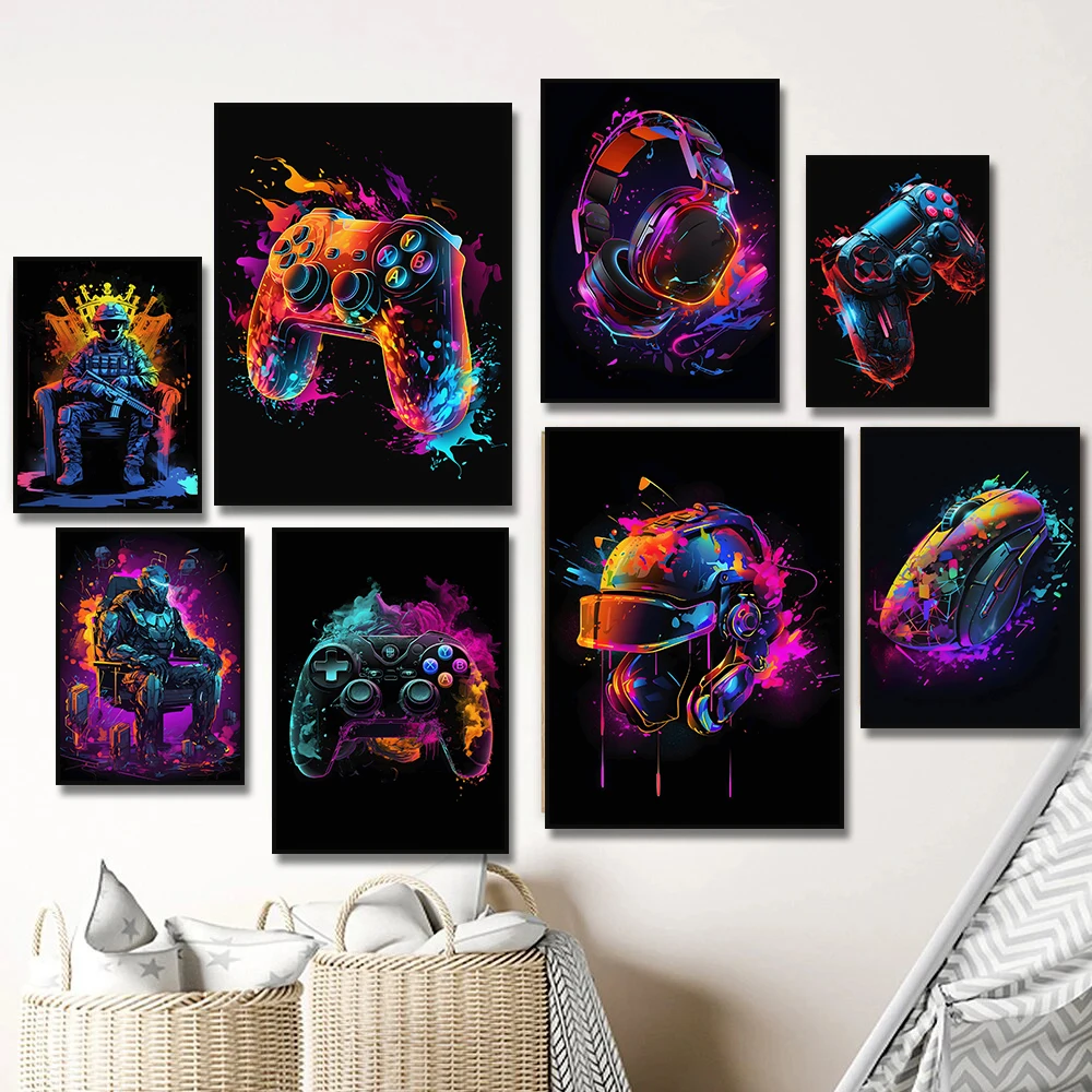 Современный стиль, печать на холсте, акварельная живопись без рамы, предмет животных Современный стиль, печать на холсте, акварельная живопись без рамы, предмет животных