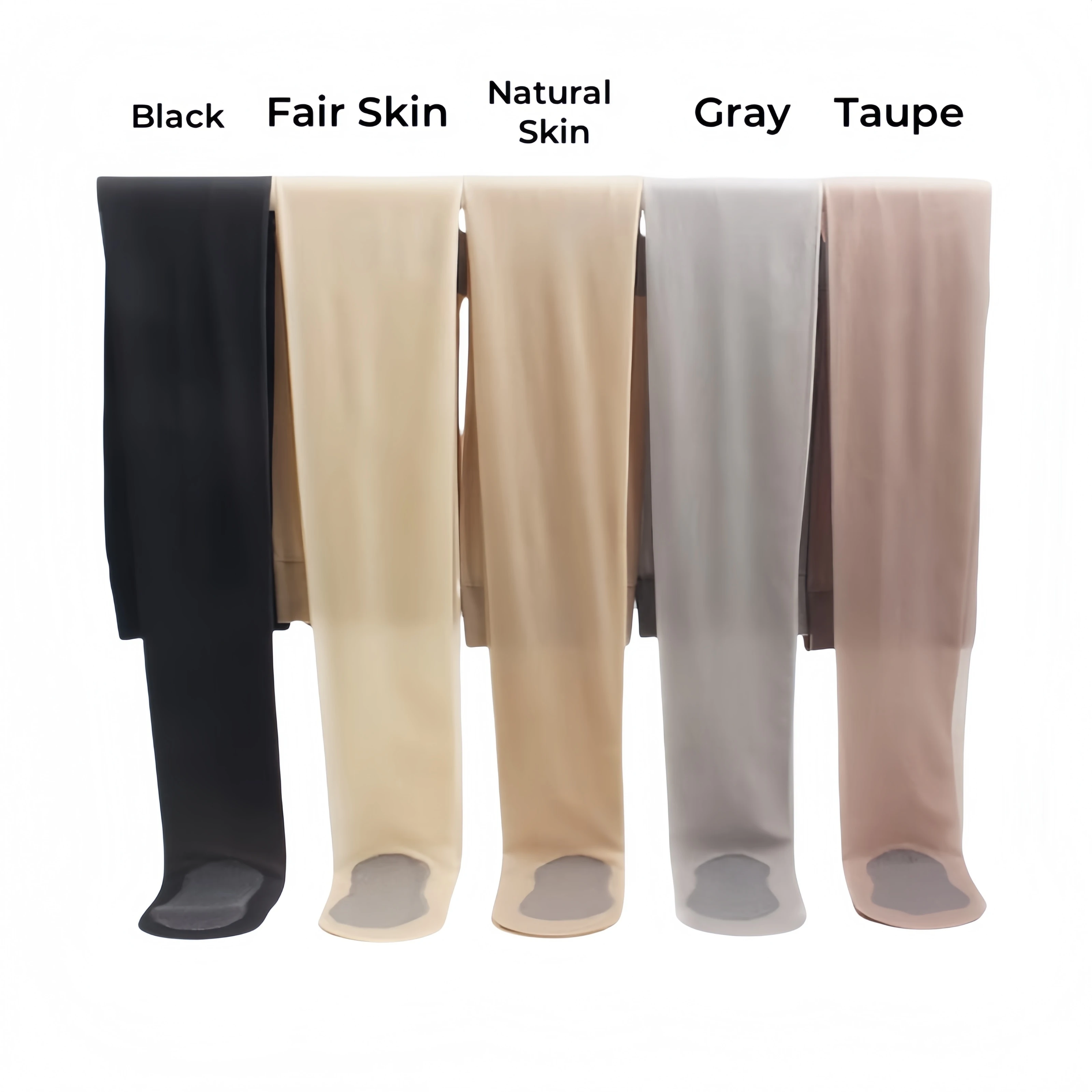 Summer Women’s Nylons 5D Sheer Tights Plus Long and Plus Wide U-shaped Crotch Anti-snagging Durable Distressed Tights Cutable