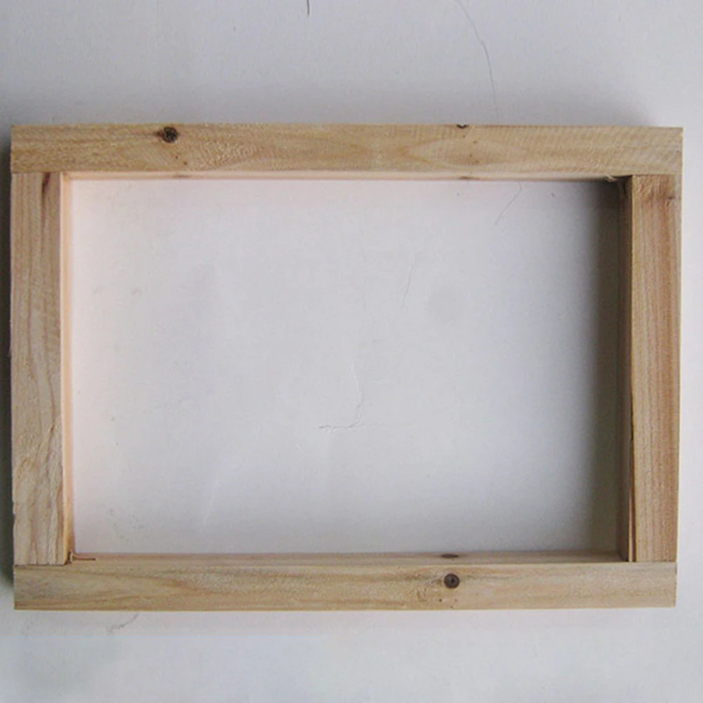 

2Pcs Screen Printing Frame Wooden DIY Portable Sturdy Silk Screen Frame Professional Printing Tools Kit DIY Tools