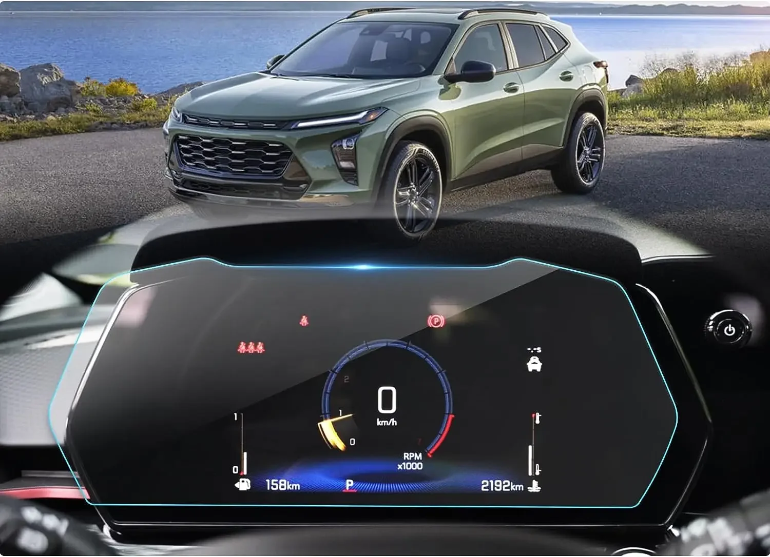 For Chevrolet Trax ACTIV/LT/2RS 2024 11Inch Tempered Glass Display Navigation Protector Car Accessories