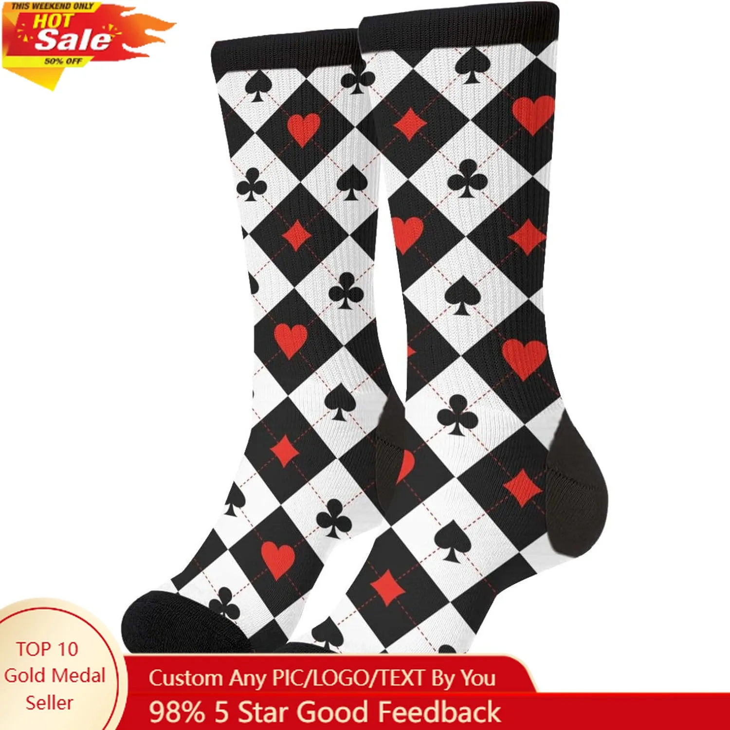 

Graffiti Wall, Hip Hop Art Novelty Crew Socks Casual Funny Crazy Dress Socks