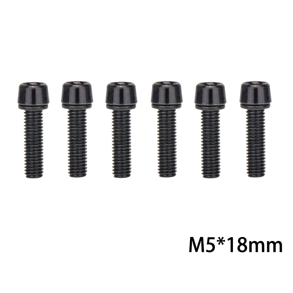 

Road Bike Handlebar Stem Riser Screws Steel Bicycle Stem Bolts Screw Bike Accessories 12 Pieces