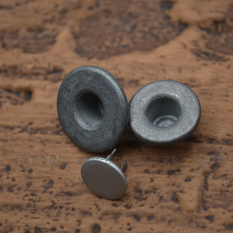 

YKK I-shaped Japan Imported One-piece Forming Metal Denim Gray Black Copper