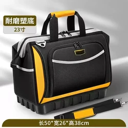 Maleta de capacidad de capa de electricista profesional, herramientas, bolsa de almacenamiento multifuncional, Kit de reparación de carpintero impermeable, tela Oxford