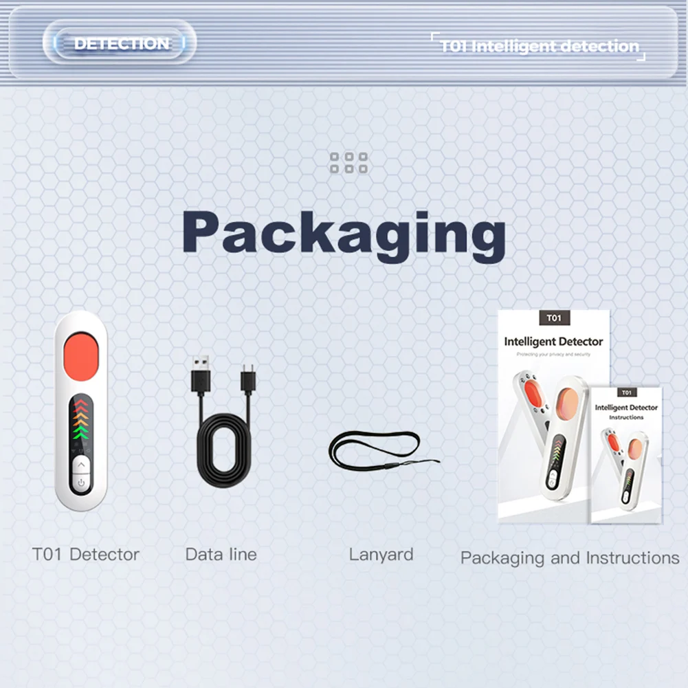 Anti Candid Camera Detector, detector recarregável do sinal do RF, localizador sem fio profissional, carro do escritório do banheiro do curso do hotel