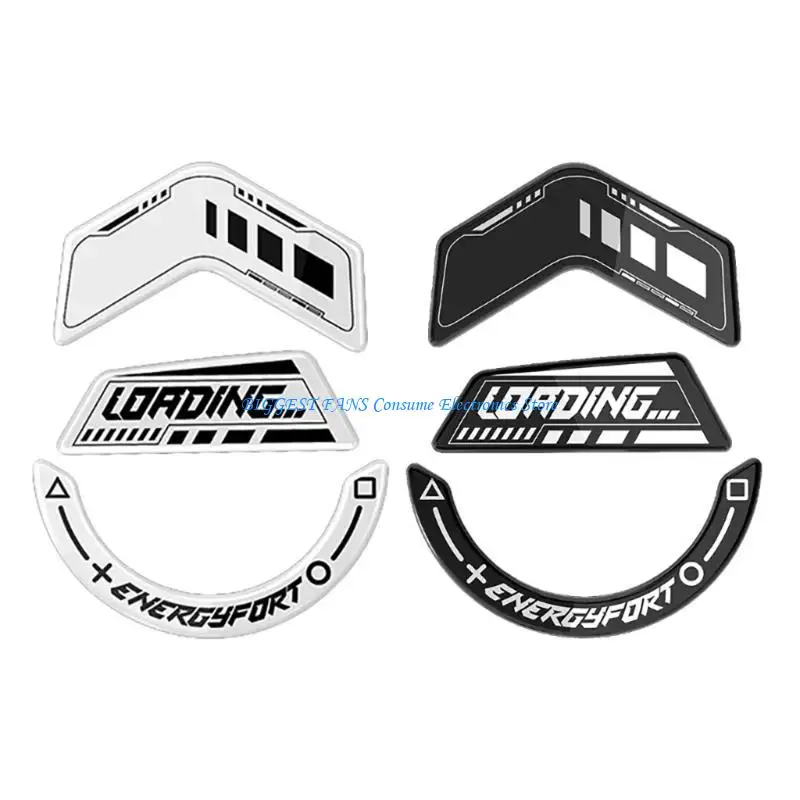 

F68B 1Set Professional Glass Mouse Feet Mouse Skates for G502 X Lightspeeds / G502 X Mouse