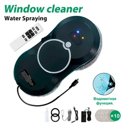 Water Spray Window Cleaning Robot High Suction Smart Electric Window Cleaner Double-sided Glass Cleaning Robot Vacuum Cleaner