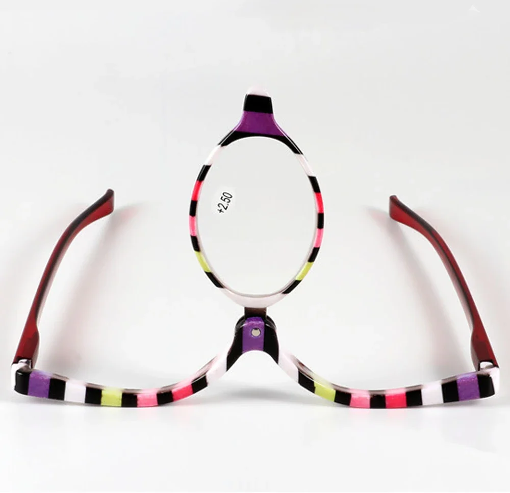 New Design Rotating Reading Glasses Women Makeup Glasses Multicolor Fashion +1 +1.5 +2 +2.5 +3 +3.5 +4