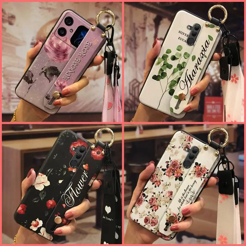 

protective Lanyard Phone Case For Cubut A20 Shockproof Kickstand Back Cover ring Phone Holder Silicone Anti-knock