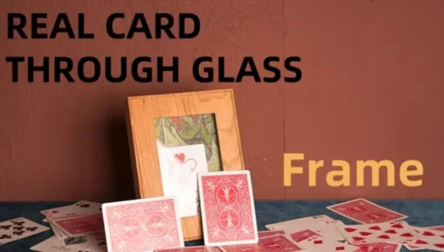

Real Card Through Glass (Frame) by Yang Lei (Instant Download)