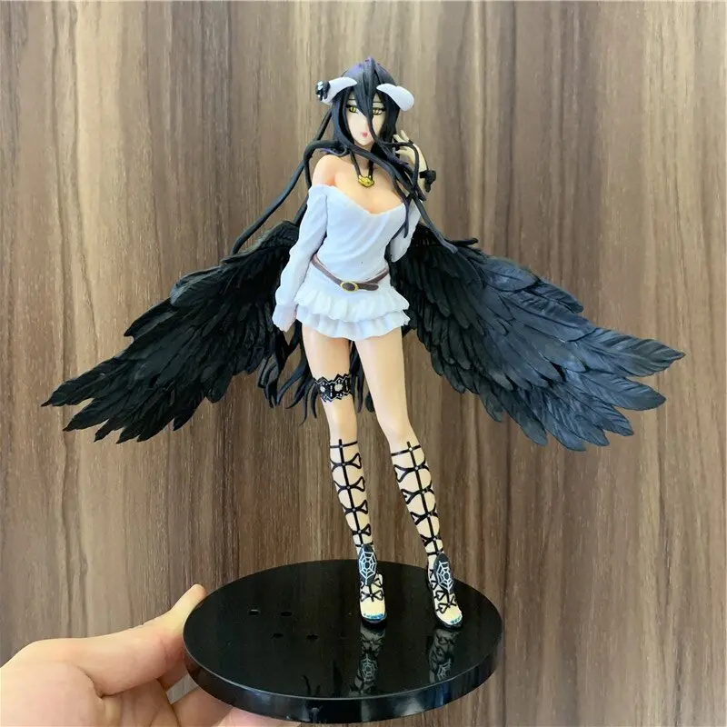 Naa 21cm Overlord Albedo So-Bin Figure Sexy Standing Anime Overlord III Albedo Figure Albedo Figurine Ainz Ooal Gown Figure Toys