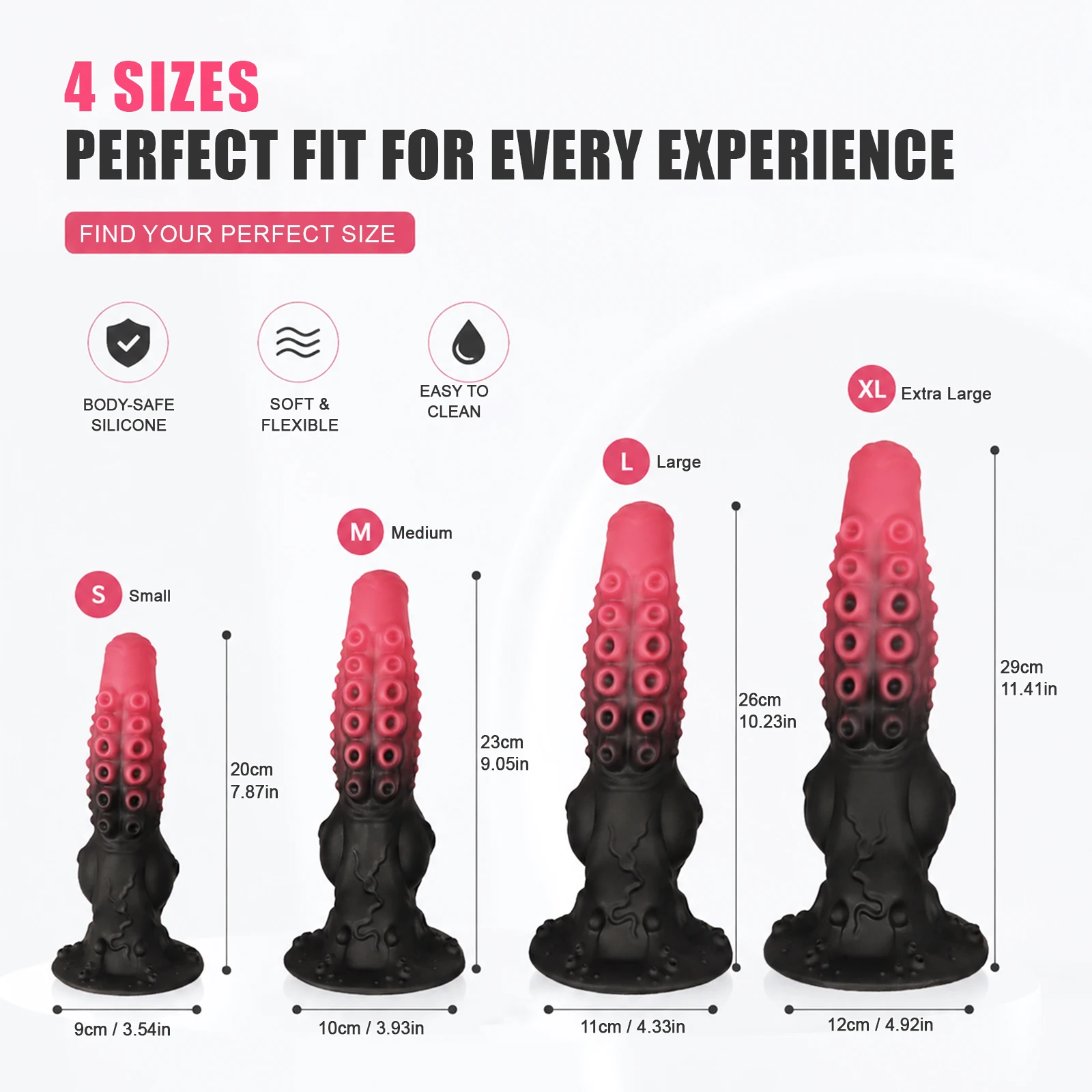 Suction Cup Anal Dildo Tentacle Anal Butt Plug Silicone Monster Penis Butt Plug Vaginal Anal Training Expander Sex Toy Women Men