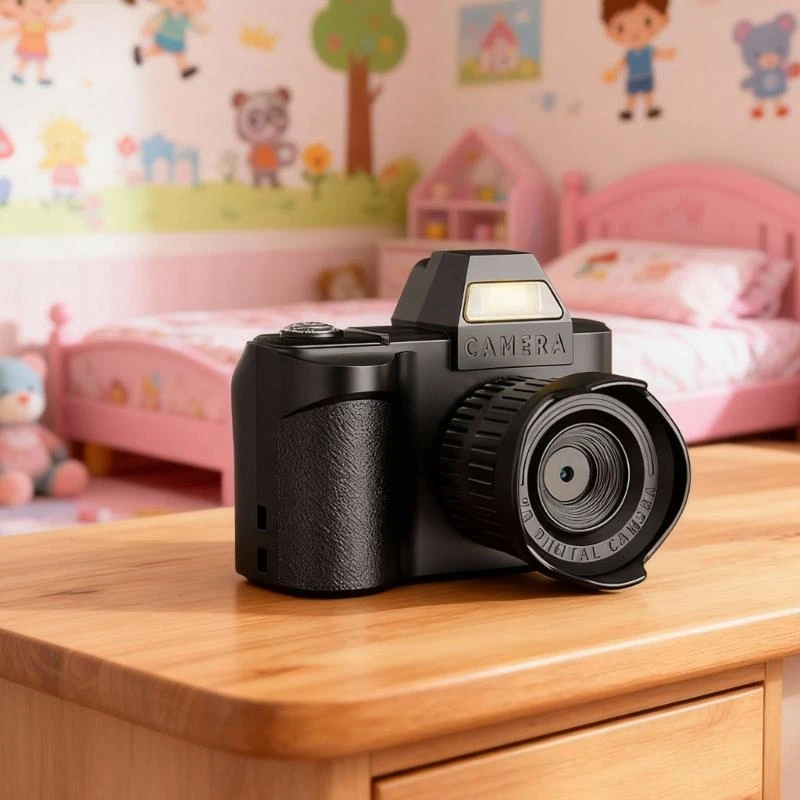 Elastomer Bảo Vệ Trẻ Máy Ảnh Kỹ Thuật Số 64MP Ống Kính 64G Thẻ Lưu Trữ Được Cài Đặt Sẵn Thường Trực Xây Dựng Cho Ngoài Trời