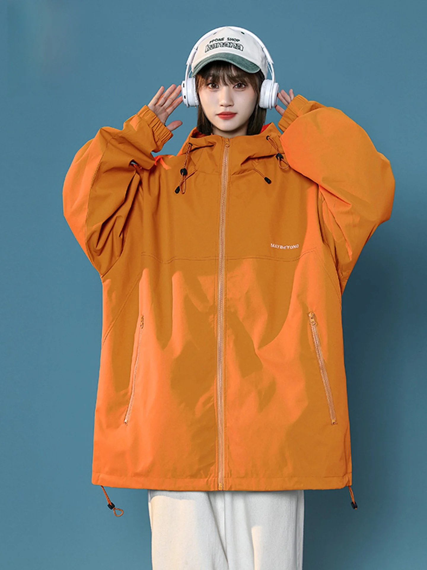 

TUCANO New 2026 Spring Loose Casual Sle Hooded Jaet for Men Outdoor Youth Faionable Polyester Fiber Windproof Zipper Cl...