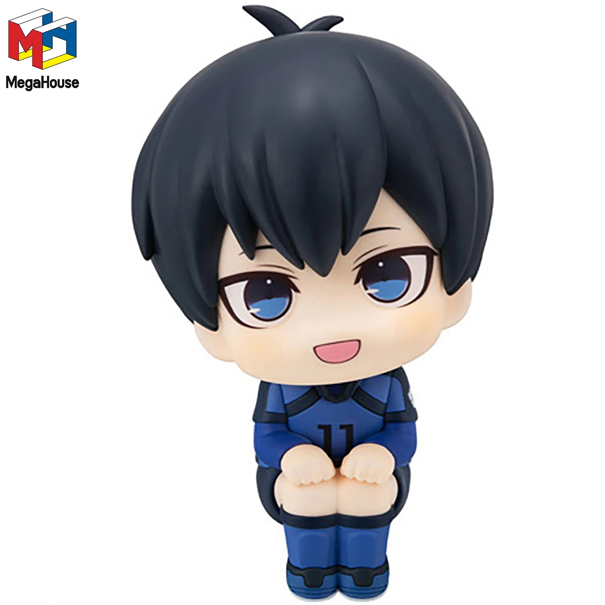 

Original New Megahouse Look Up Blue Lock Anime Figure Isagi Yoichi Japan National Team Match ver. 11cm Model Toy