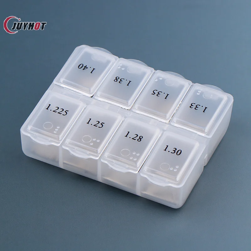 أجزاء البيانو ضبط صيانة آلة وصلة رمح الأظافر أداة إصلاح 1635C رمح مسمار Shenda إبرة صندوق تخزين من البلاستيك #4