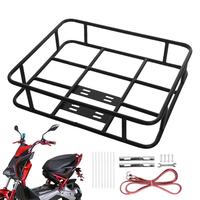 Cargo Rack Rear Adjustable Rear Bike Rack With Basket Bicycle Rear Frame And Basket Bike Front/Rear/Cargo Rack For Takeaway