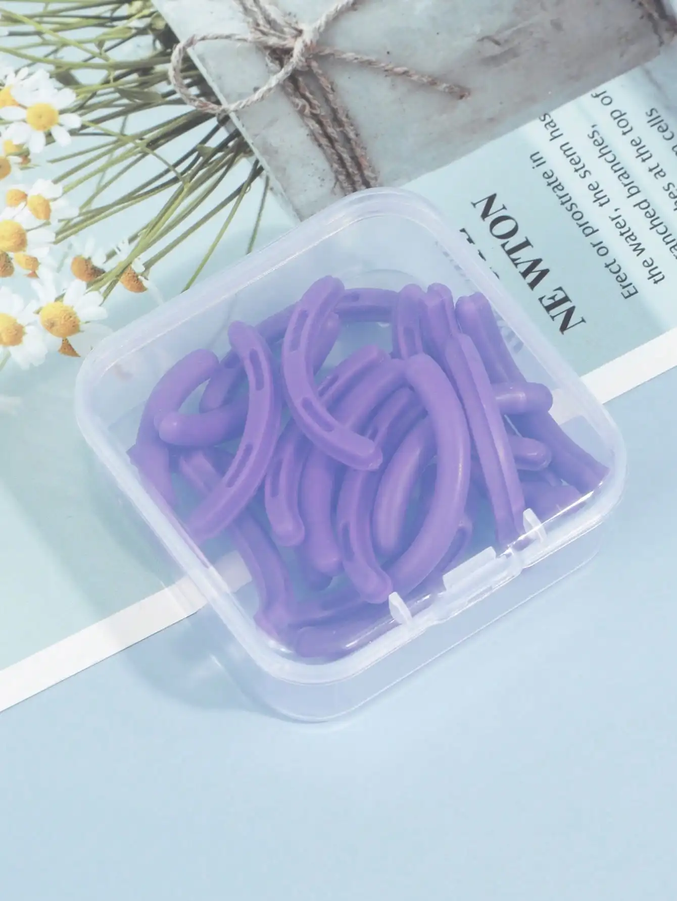 20 Pcs eyelash curler replacement pads,compatible with standard eyelash curlers, comes with a clear storage case