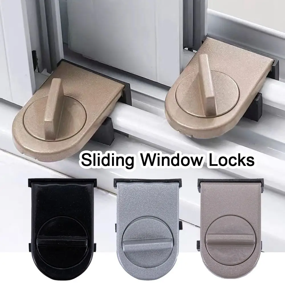 New Metal Sliding Window Locks Adjustable Security Protection Safety Lock Translation Sliding High Quality Window Limiter Window