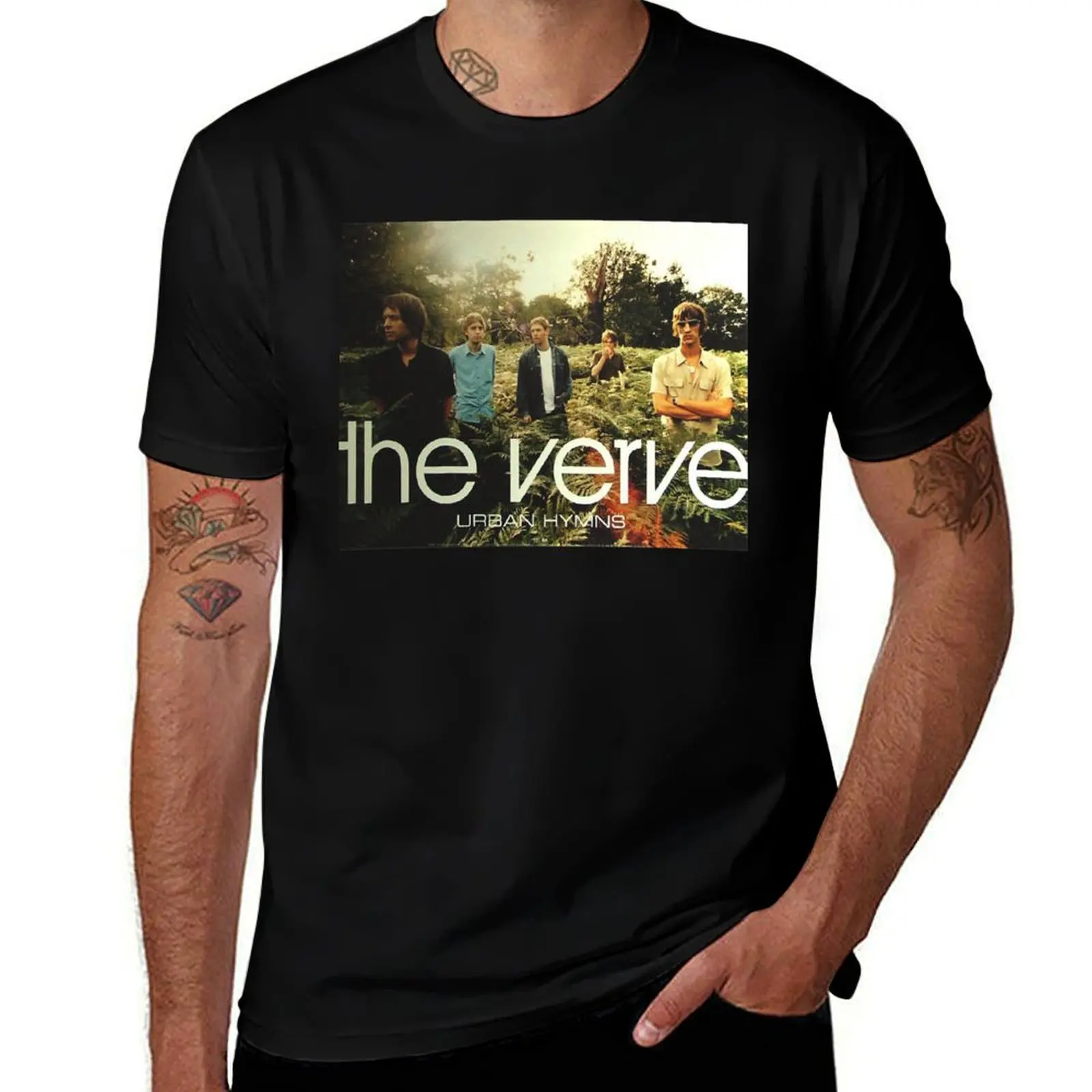 

The Verve were an English rock band 04,popular,best selling legendary band T-Shirt shirts graphic tees mens fashion