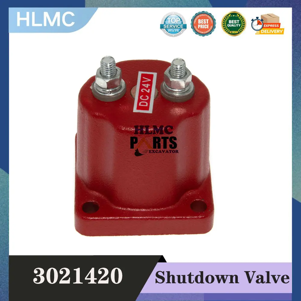 

3021420 2-полюсный электромагнитный клапан 24 В, совместимый с заменой стальной детали двигателя Cummins