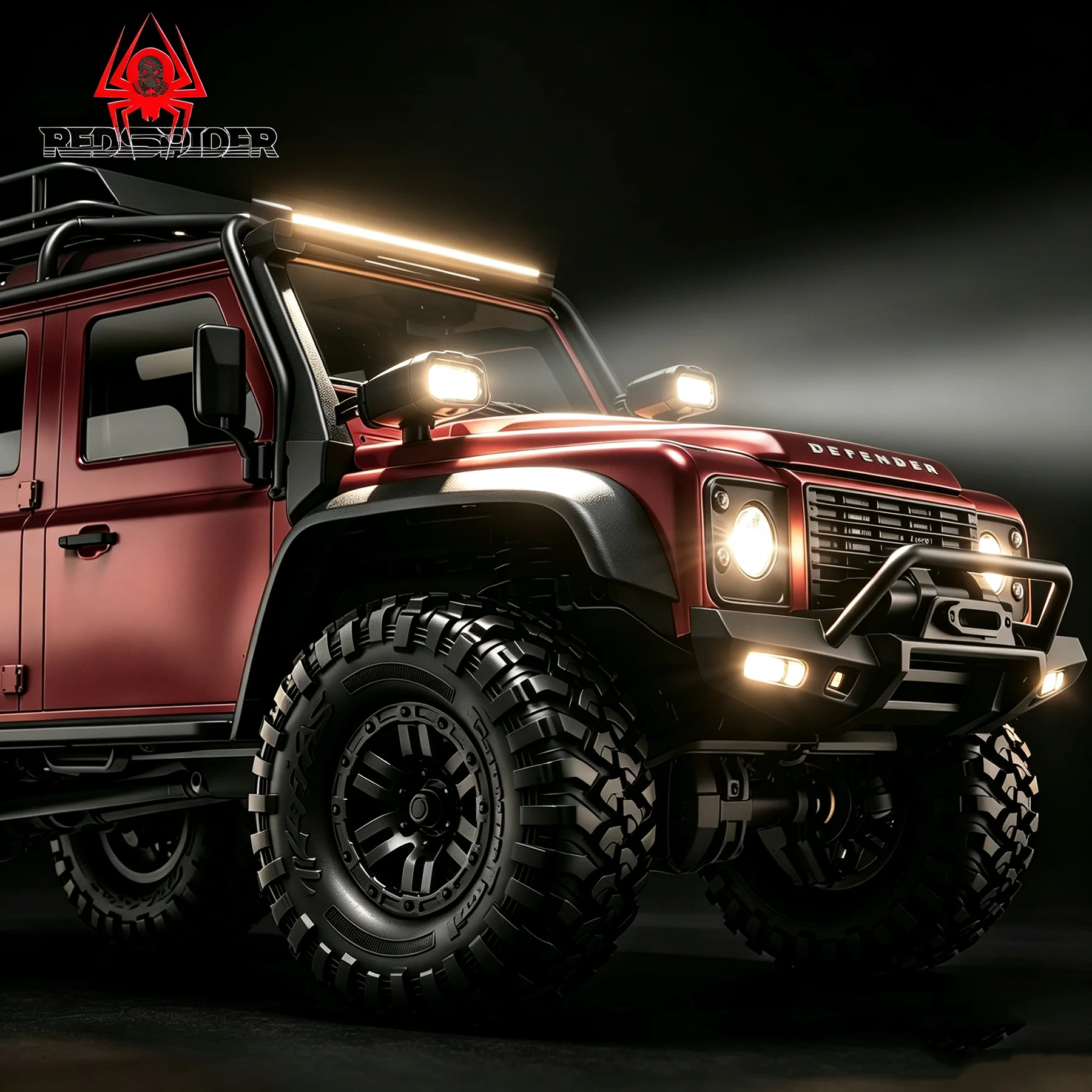 Rock Lights Kit for SCX10 TRX4 1/10 RC Crawler Upgrade