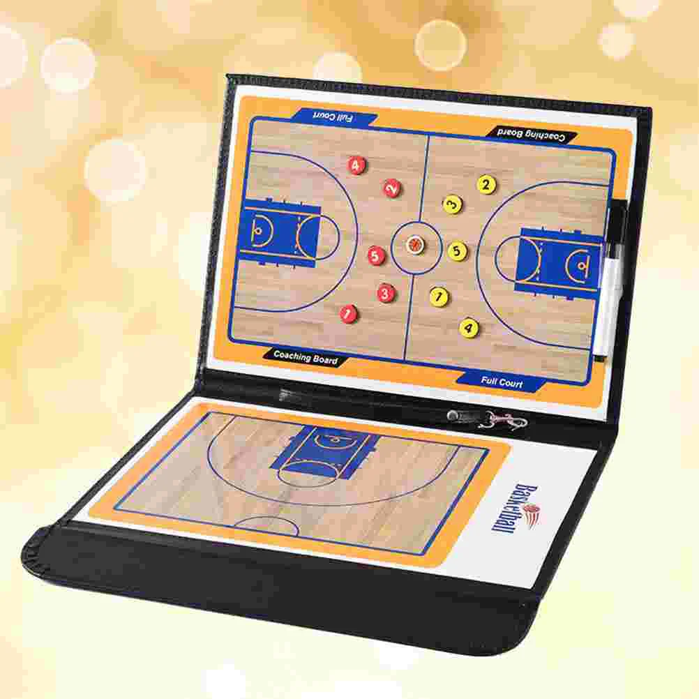 

Magnetic Colorful Professional Basketball Coaching Board Erase Tactical Resuable Clipboard with Dry Erase Zipper Bag Marker Pen