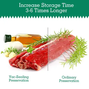 用於真空包裝機的低溫慢煮捲袋,食品包裝儲存真空袋,適用於真空封口機,長度為300公分。 8 最佳銷售 真空食品封口機 - №7