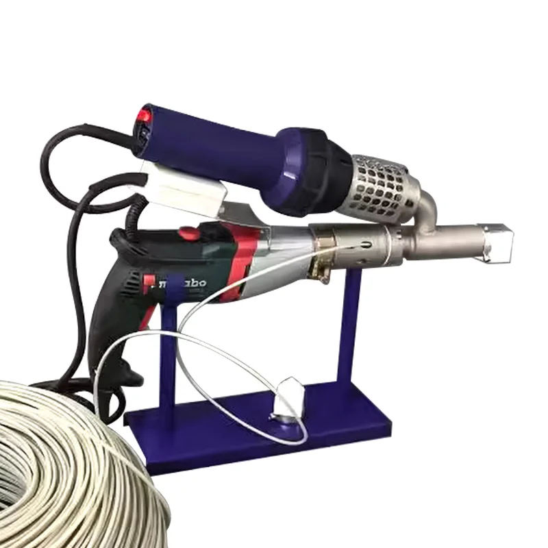 BORX Plastic Welding Gun 220V Plastic Welders 2.8kg/h Extrusion Amount Welding Equipment for PP PE Pipe Water Tank Geomembrane