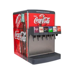 4-6 Flavors Post Mix Cold Drink Soda Beverage Dispenser With Cooling System For  Commercial