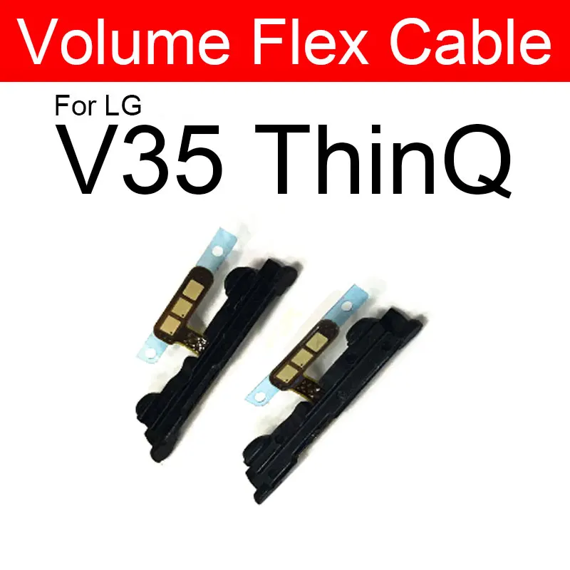 Up Down Volume Power Side Button Flex Cable For LG V10 V20 V30 V35 V40 V50 V50S Power On Off Control Volume Flex Ribbon