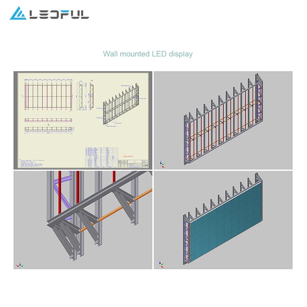 LED Modules P10 Outdoor Cabinet Size 96X96 Outdoor Advertising Ecran Geant LED Display Screen