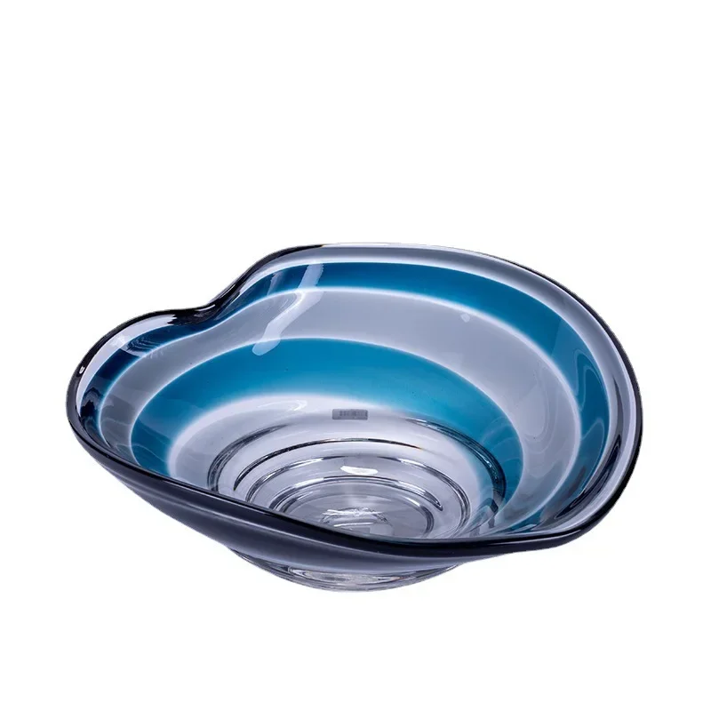 

Modern minimalist art handmade fruit plate home glass decoration creative ornament high-end exquisite handicrafts