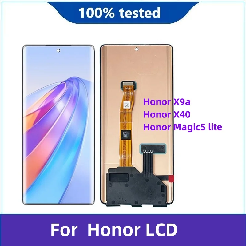 AMOLED For Huawei Honor X9a RMO-NX1 LCD Honor X40 RMO-AN00 Display Screen Touch Digitizer For Honor Magic5 lite 5lite RMO-NX3