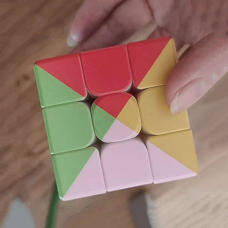 Speed Cube 3x3x3 rompecabezas educativos de arcoíris de doce colores para niños juegos de rompecabezas Cubo Mágico Zauberwürfel