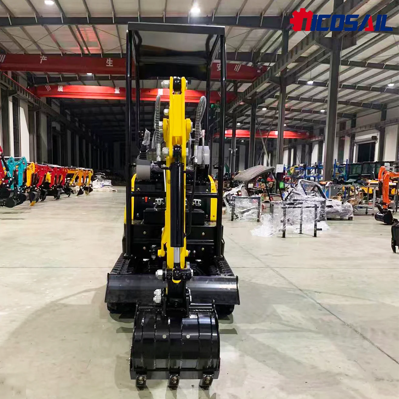 China Professional Manufacture Low-Consumption Mini Excavator Strong Digging Force Smooth-Operating 1.2N Mini Excavator