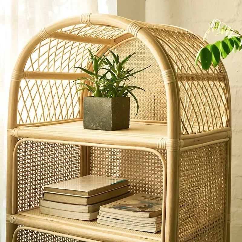 Bookshelf Nordic home living room, creative display cabinet modern simplicity, storage shelf bookcase bed and breakfast